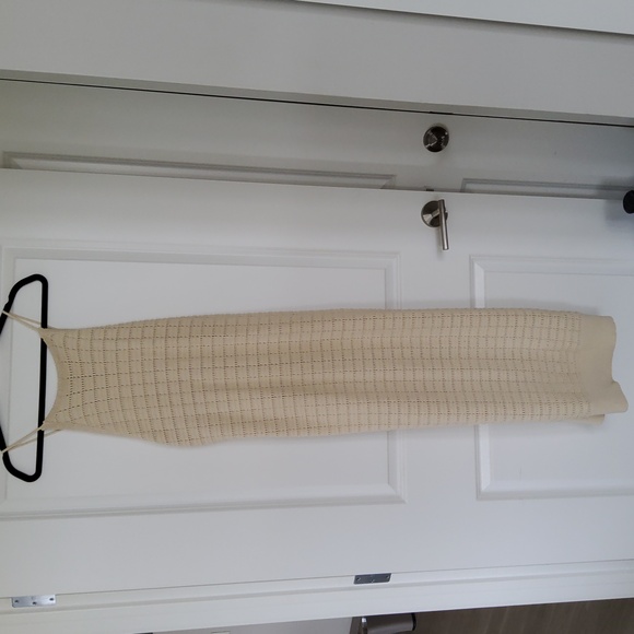 Free People Mallorca Fauxchet Sweater Midi Dress in Natural - L - Picture 11 of 16